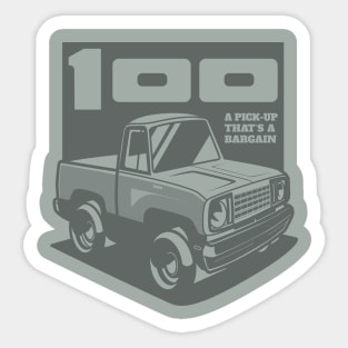 Light Silver - D-100 (1978 - Ghost) Sticker